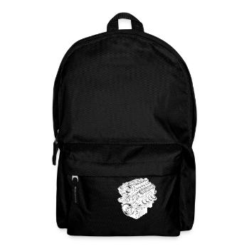 Motorblock Zylinder Fan Hubraum Motor - Rucksack - Schwarz - Vorne
