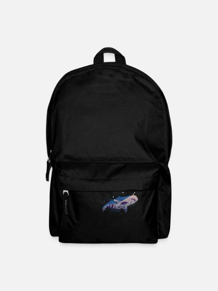 Wal Blauwal - Rucksack - Schwarz