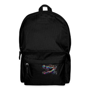 Alligator, Krokodil - Rucksack - Schwarz - Vorne