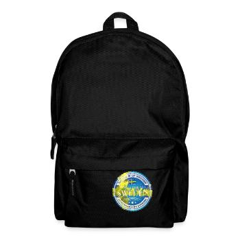 Schweden Schweden Elch bestes Tier Geweih Hirsch Hirsch - Rucksack - Schwarz - Vorne