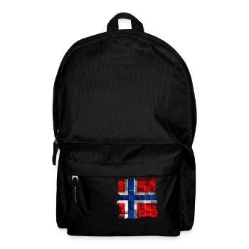 Norvège Norvège Drapeau Scandinavie Norden Tor Viking - Sac à dos - noir - Devant
