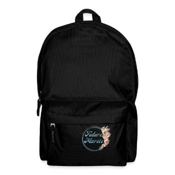 Bride-to-be Rustic Flowers - Matching tshirt - Backpack - black - Front
