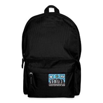 Stonehenge-Kunst - Rucksack - Schwarz - Vorne