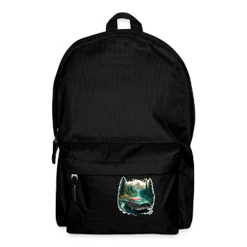 Old Timer / Car / 50s / Retro / Vintage - Backpack - black - Front
