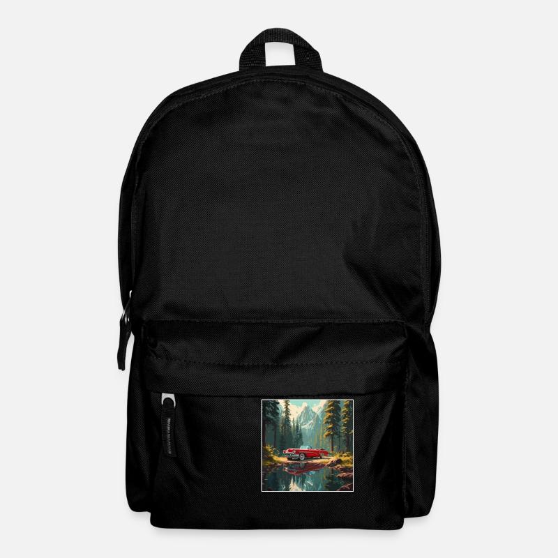Old Timer / Auto / 50er Jahre / Retro / Vintage - Rucksack - Schwarz