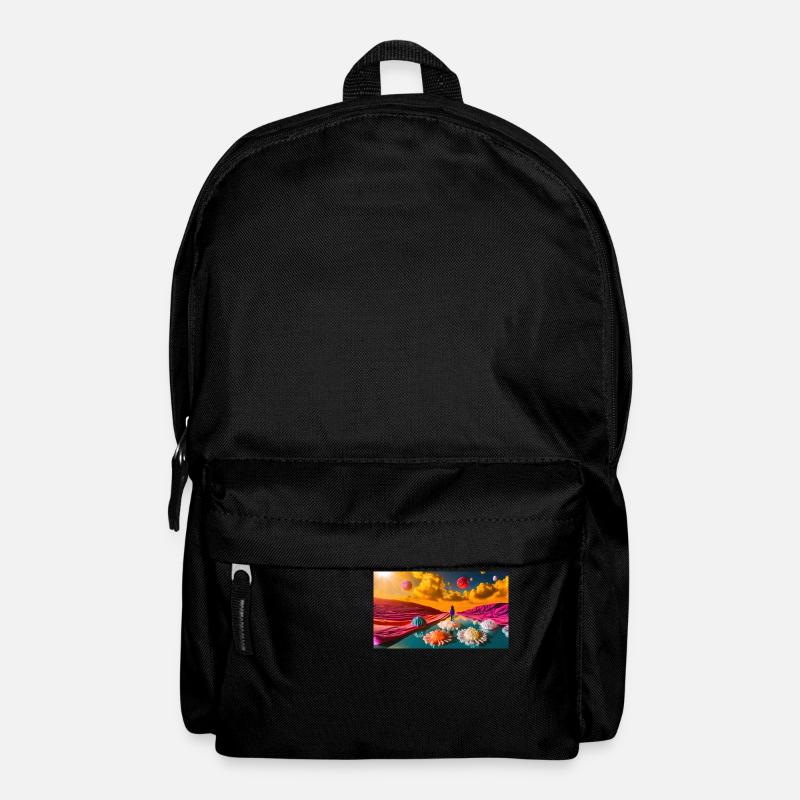 Bonbonplaneten - Rucksack - Schwarz
