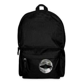 UFO Moon - Rucksack - Schwarz - Vorne