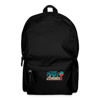 Luftballon Autist Autism thing Puzzleteil - Rucksack - Schwarz - Vorne