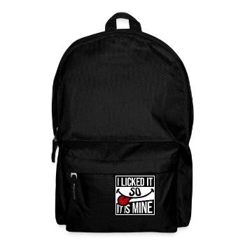 Je l’ai léché pour que ce soit le mien drôle de dire effronté - Sac à dos - noir - Devant