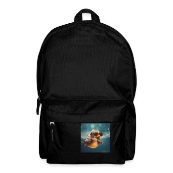 Ente - Rucksack - Schwarz - Vorne