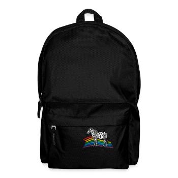 Zebra - Rucksack - Schwarz - Vorne
