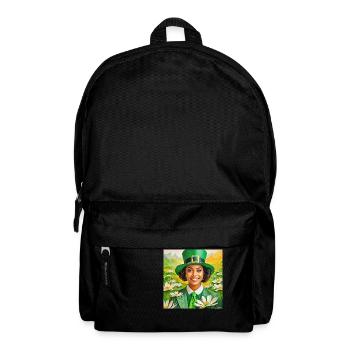 image saint patrick - Sac à dos - noir - Devant