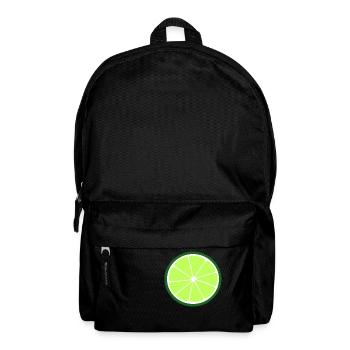 Lime Slice - Backpack - black - Front