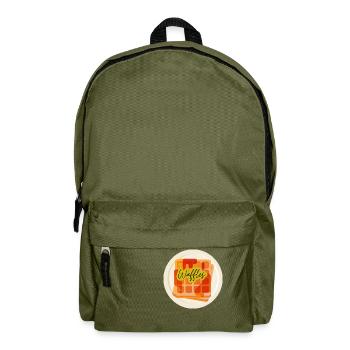 Breakfast waffles - Backpack - olive green - Front