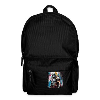 Spartan / Warrior / Fighter / Ancient / Sparta - Backpack - black - Front
