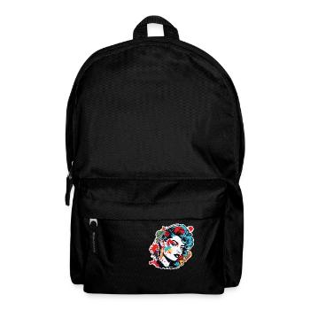 Rockabilly / Pin-up Girl / Girl Power / Années 50 - Sac à dos - noir - Devant