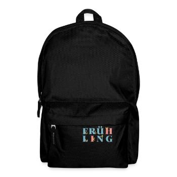 Hol Dir den Frühling nach Hause - Endlich Frühling - Rucksack - Schwarz - Vorne