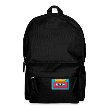 Kassette - Rucksack - Schwarz - Vorne