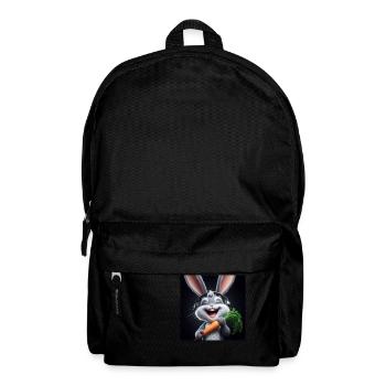 Lapin de musique - Sac à dos - noir - Devant