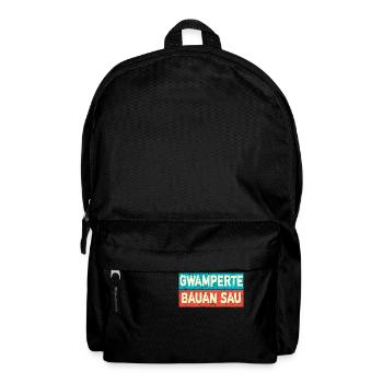 Bavarian Funny - Backpack - black - Front