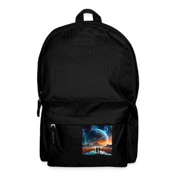 Außerirdisches Glühwürmchen 24974 - Rucksack - Schwarz - Vorne