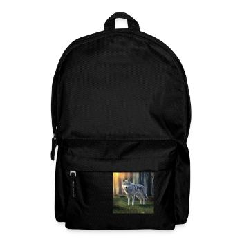 Wilder Wolf - Rucksack - Schwarz - Vorne