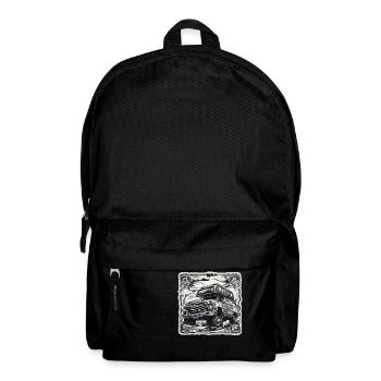 Camping-car / Camping-car / camping / Roadtrip / Voyage - Sac à dos - noir - Devant