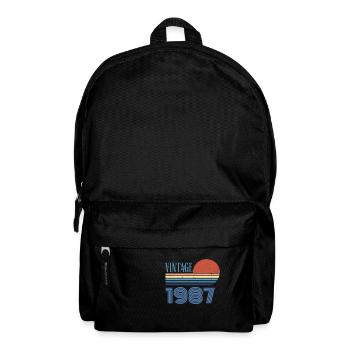 Jahrgang 1987 - Rucksack - Schwarz - Vorne