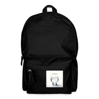 Gib dem Leben einen Gin - Trinkspruch - Rucksack - Schwarz - Vorne