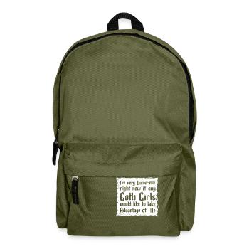 I Was Fighting A Bear Funny Surgery Broken Arm Leg - Backpack - olive green - Front