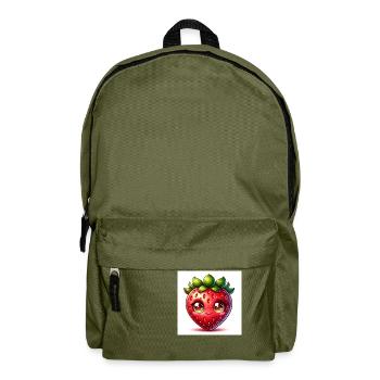 L’amour de la fraise - Sac à dos - vert olive - Devant