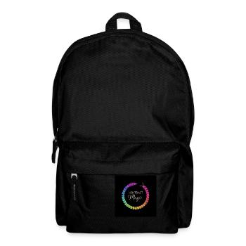 Kontrastlogo 2 - Rucksack - Schwarz - Vorne