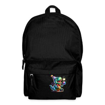 Party Dino - Rucksack - Schwarz - Vorne