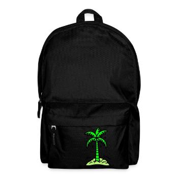 Icône de Palm Island Été - Sac à dos - noir - Devant