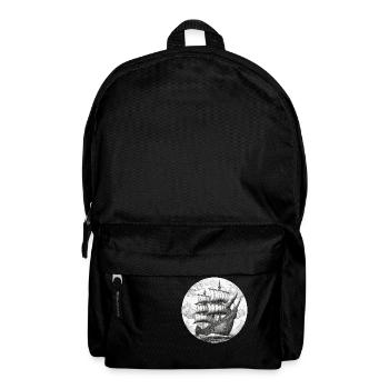 Ship / Boat / Anchor / Sea / Ocean / Captain - Backpack - black - Front