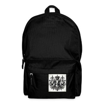Crête de lévrier - Honneur - Amour - Respect - Sac à dos - noir - Devant
