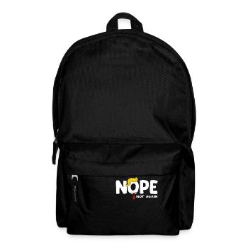 Nein, nicht schon wieder - Rucksack - Schwarz - Vorne