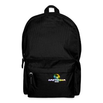 Amsterdam 2024 Palmen Bunt - Rucksack - Schwarz - Vorne