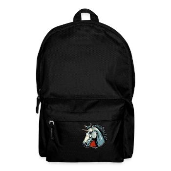 Unicorn / Mythical Creatures / Fairy Tale / Magic / Glitter - Backpack - black - Front