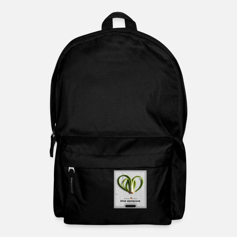 German Art - Lauch Herz - Rucksack - Schwarz