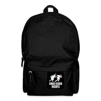Omas gegen rechts - Rucksack - Schwarz - Vorne