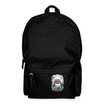 Sea's turtle under water - Backpack - black - Front
