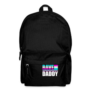 Rave Daddy EDM Techno Musik Raver Party Festival - Rucksack - Schwarz - Vorne
