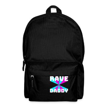 Rave Daddy EDM Techno Musik Raver Party Festival - Rucksack - Schwarz - Vorne