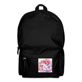 unicorn kitty - Backpack - black - Front