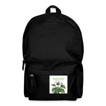 Paprika Pflanze König Blüte - Rucksack - Schwarz - Vorne