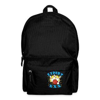 Bowling-Experte XXX - Rucksack - Schwarz - Vorne