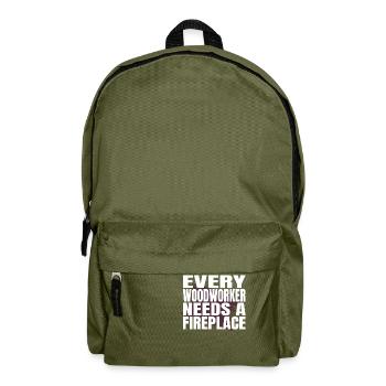 apprentice lumber birthday gift arboriculturist - Rucksack - Olivgrün - Vorne
