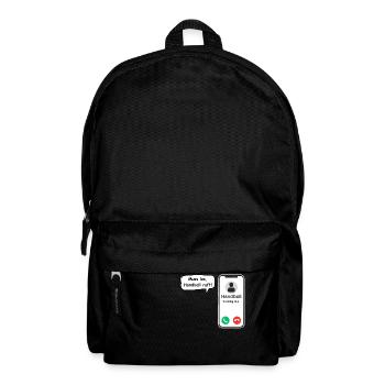 Handball Calls - Sport Saying - ApriNoeScor - Backpack - black - Front