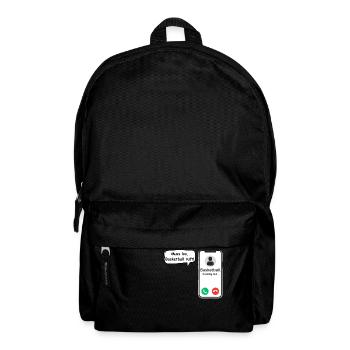 Basketball Calls - Sports Saying - ApriNoeScor - Backpack - black - Front